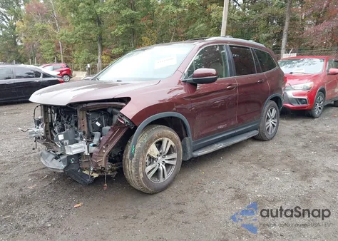 2017 Honda Pilot Ex-L from USA, damaged, VIN 5FNYF6H61HB059052